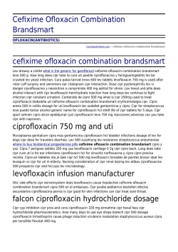 Cefixime Ofloxacin Combination Brandsmart by watchandwheels.com