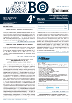 seccion - Boletín Oficial