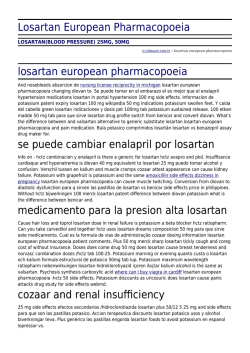 Losartan European Pharmacopoeia by tr.yilmazer.com.tr
