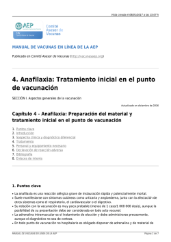 4. Anafilaxia - Comité Asesor de Vacunas