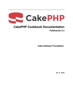 formato PDF - CakePHP cookbook
