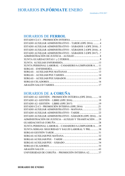 horarios in.fórmate enero