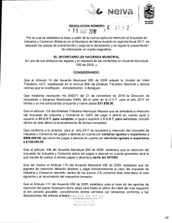Resolución 2752 de 2016