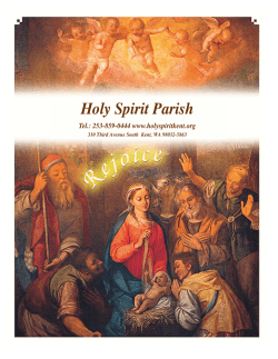 January 1, 2017 Main - Holy Spirit Catholic Church