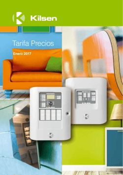 Tarifa Precios - Datsa Seguridad, SL