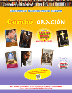 Combo Oración - Esquila Misional