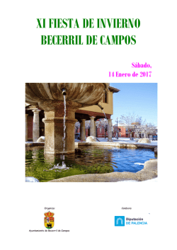 XI FIESTA DE INVIERNO BECERRIL DE CAMPOS