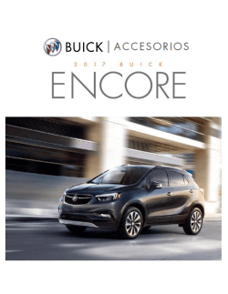 Accesorios Buick Encore 2017