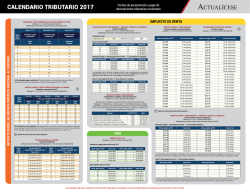 calendario tributario 2017