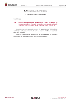 Corrección - Boletín Oficial de la Región de Murcia