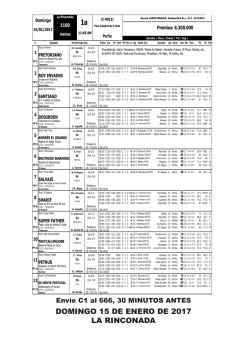 DOMINGO 15 DE ENERO DE 2017 LA RINCONADA 1a