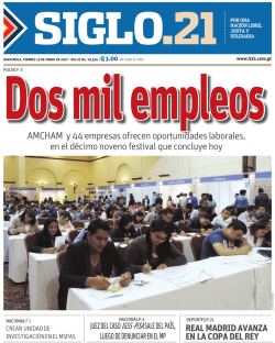 AMCHAM y 44 empresas ofrecen oportunidades