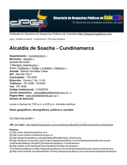 Alcaldía de Soacha - Cundinamarca