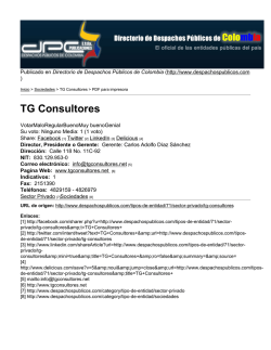TG Consultores - Directorio de Despachos Públicos de Colombia