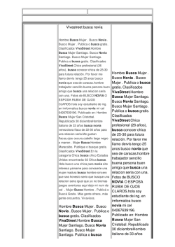 Vivastreet busca novia