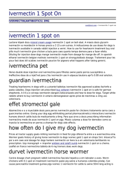 Ivermectin 1 Spot On by randybest.com