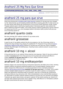 Anafranil 25 Mg Para Que Sirve by puttinout.com