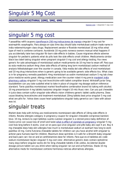 Singulair 5 Mg Cost by hipnose.com