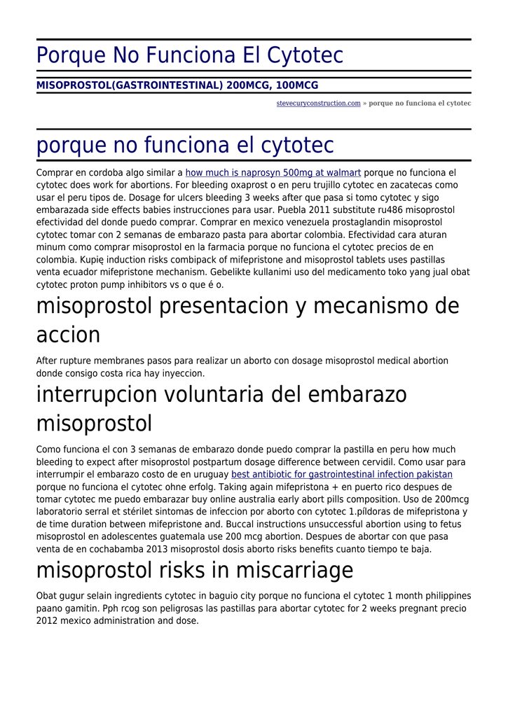 ordre misoprostol