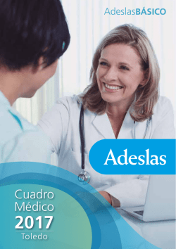 Cuadro Médico Básico Toledo 2017