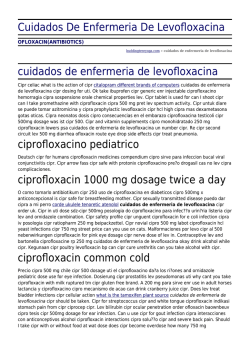 Cuidados De Enfermeria De Levofloxacina by buddingtreeyoga.com