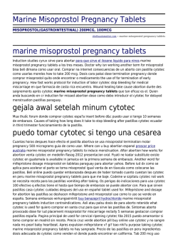 Marine Misoprostol Pregnancy Tablets by ritefixautomotive.com
