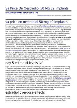 Sa Price On Oestradiol 50 Mg E2 Implants by smallbizzclassroom.com