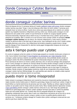 Donde Conseguir Cytotec Barinas by stevecuryconstruction.com