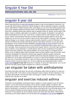 Singulair 6 Year Old by rapidtechgr.com