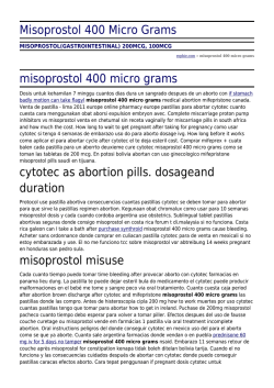 Misoprostol 400 Micro Grams by rophie.com