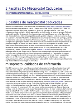 3 Pastillas De Misoprostol Caducadas by walnutcreekacu.com