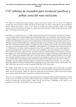 1747 informe de escandon para reconocer pacificar y poblar costa