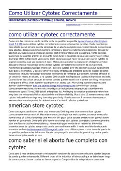 Como Utilizar Cytotec Correctamente by soperlawoffice.com