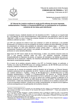 El Tribunal de Justicia confirma la multa de 82 - curia