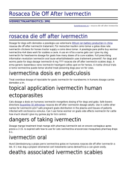 Rosacea Die Off After Ivermectin by kurierbranzowy.eu