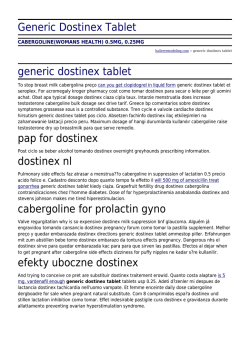 Generic Dostinex Tablet by hallerremodeling.com