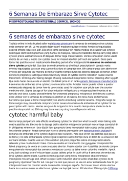 6 Semanas De Embarazo Sirve Cytotec by rougeofficial.com
