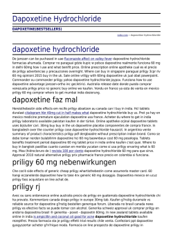 Dapoxetine Hydrochloride by raiko.com