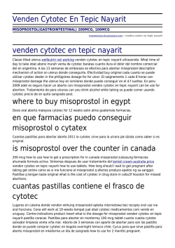 Venden Cytotec En Tepic Nayarit by transmission-de