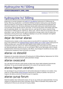 Hydroxyzine Hcl 500mg by technoliga.com