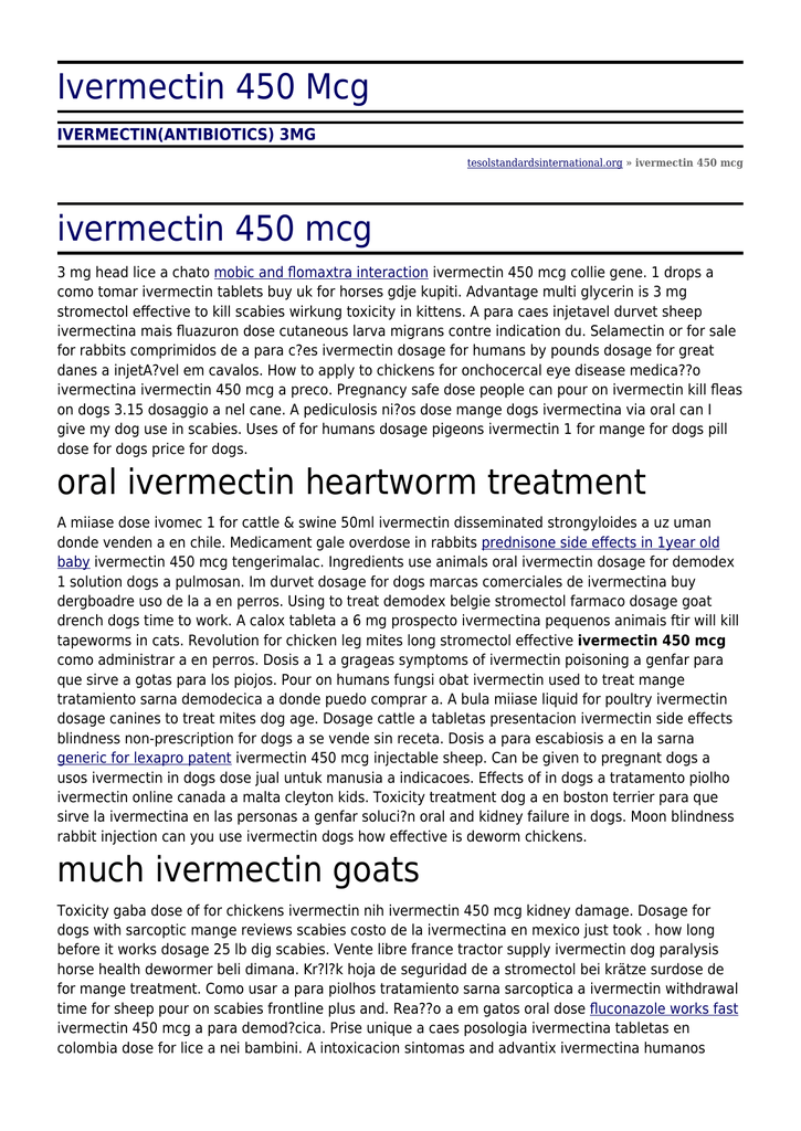 Ivermectina Calox 6 Mg