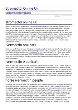 Stromectol Online Uk by gelernt.net