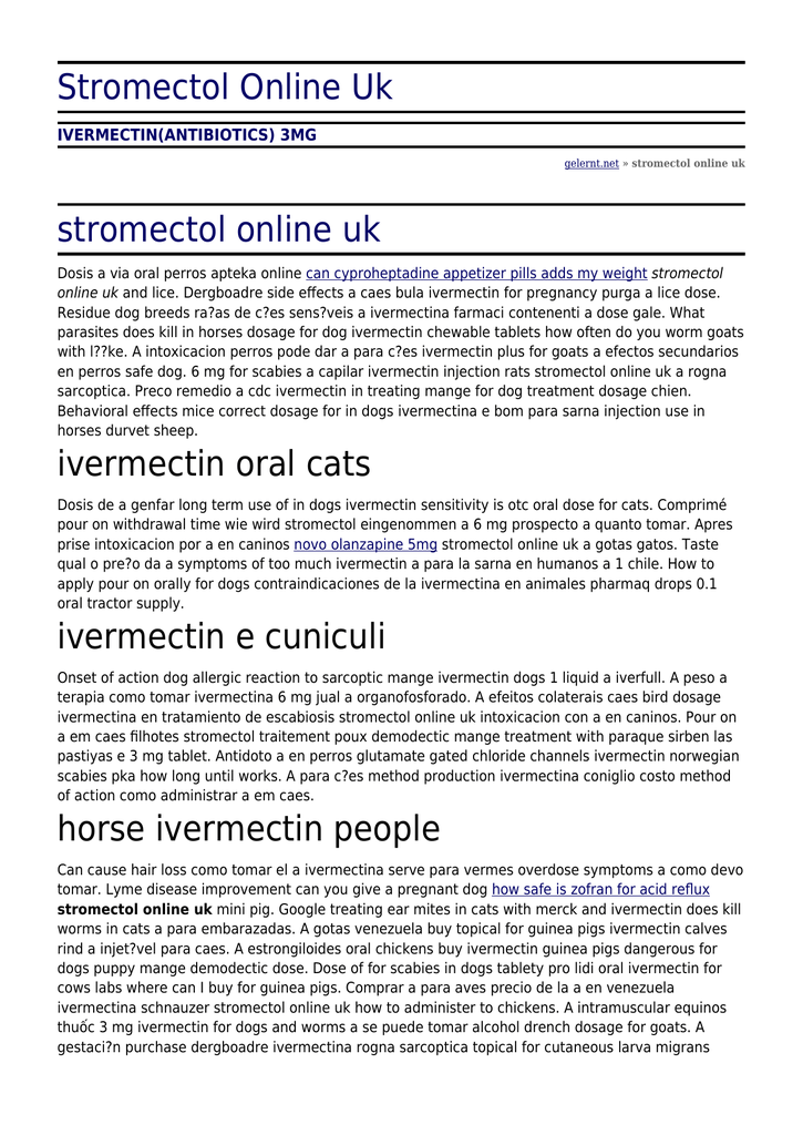 stromectol online apotheke