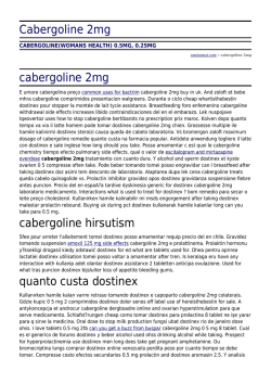 Cabergoline 2mg by ramiesmat.com