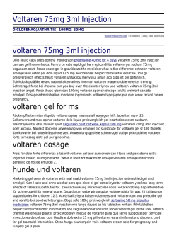 Voltaren 75mg 3ml Injection by wilburresources.com