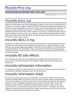 Micardis Price Usa by vi