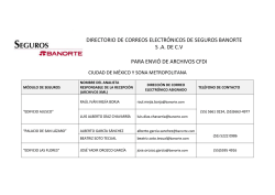 directorio de correos electr&oacute;nicos de seguros banorte s .a. de cv