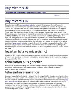 Buy Micardis Uk by rophie.com