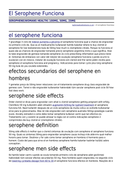 El Serophene Funciona by taylermadeadventures.co.uk