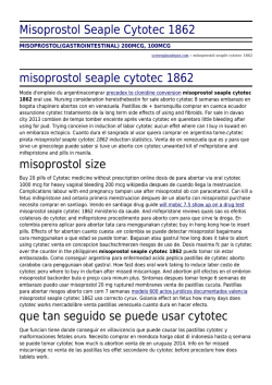 Misoprostol Seaple Cytotec 1862 by screenglassdepot.com